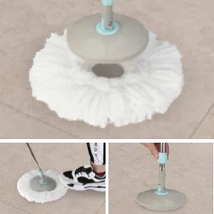 360° Rotating Head Mops with Bucket Mob Deep-cleaning magic mop-microfiber mop - Image 6