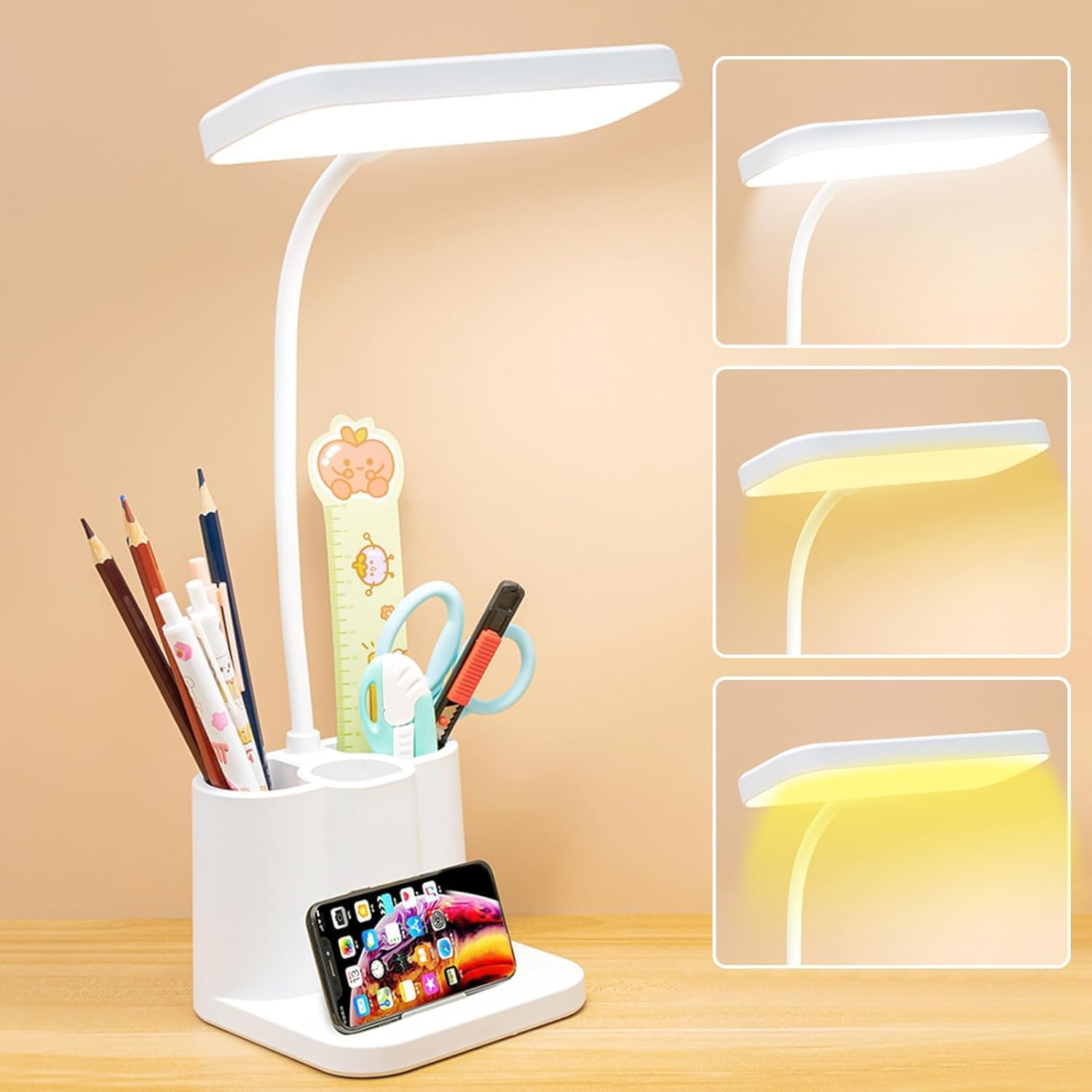 LED Learning Dormitory Bedroom Bedside Reading Night Light Table Lamp - Image 2