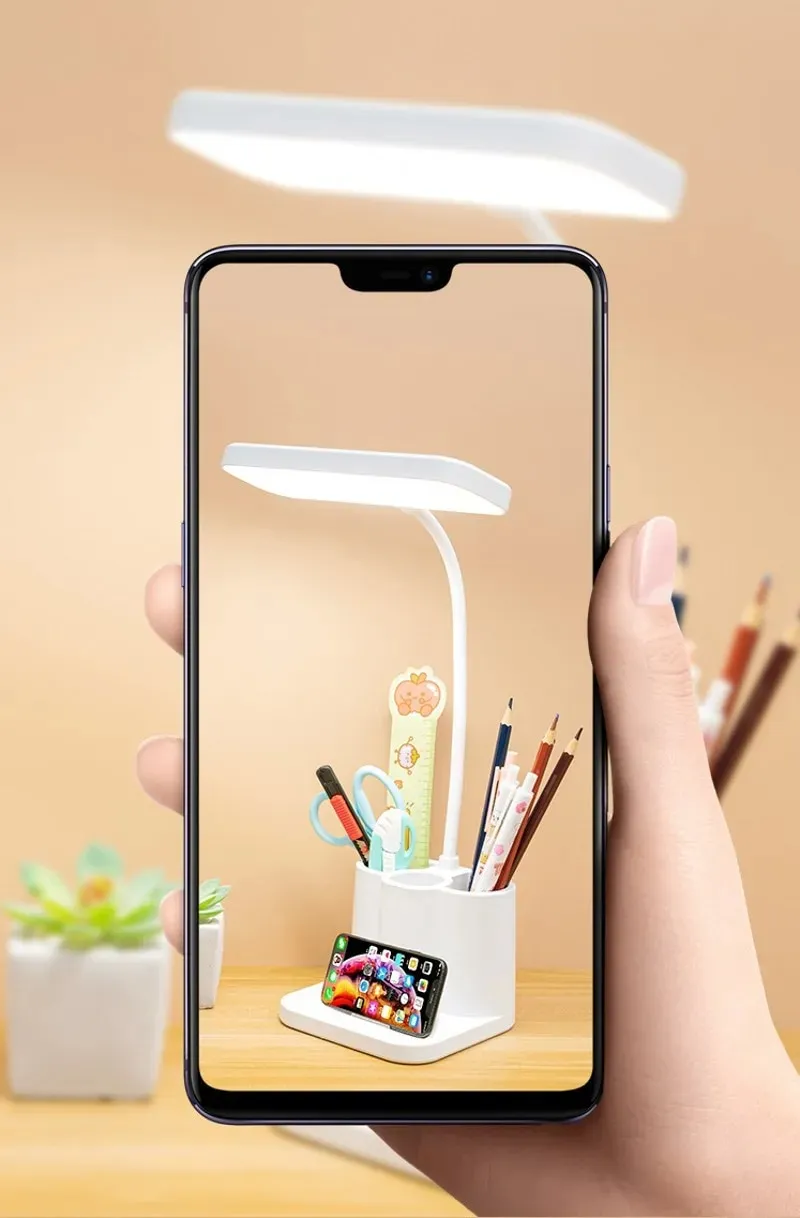 LED Learning Dormitory Bedroom Bedside Reading Night Light Table Lamp - Image 3